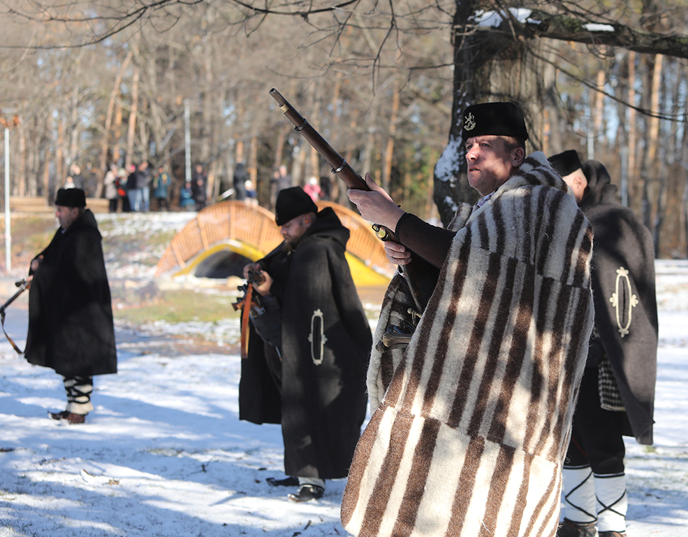 <p>Историческа възстановка по повод 147 години от Освобождението на град София от османско владичество в Северен парк</p>
