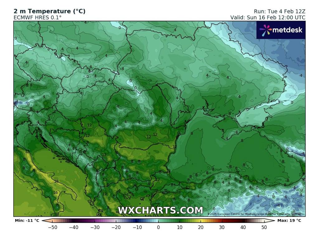 Очаквано затопляне според ECMWF