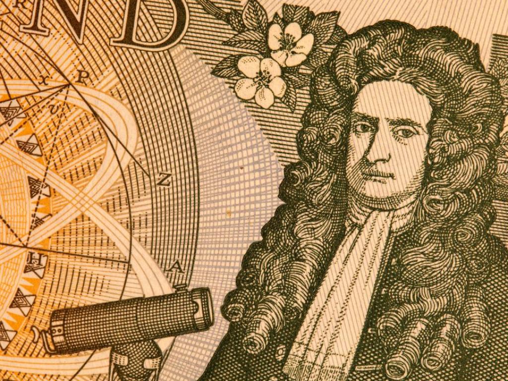 Сър Исак Нютон известен с формулирането на законите на движението