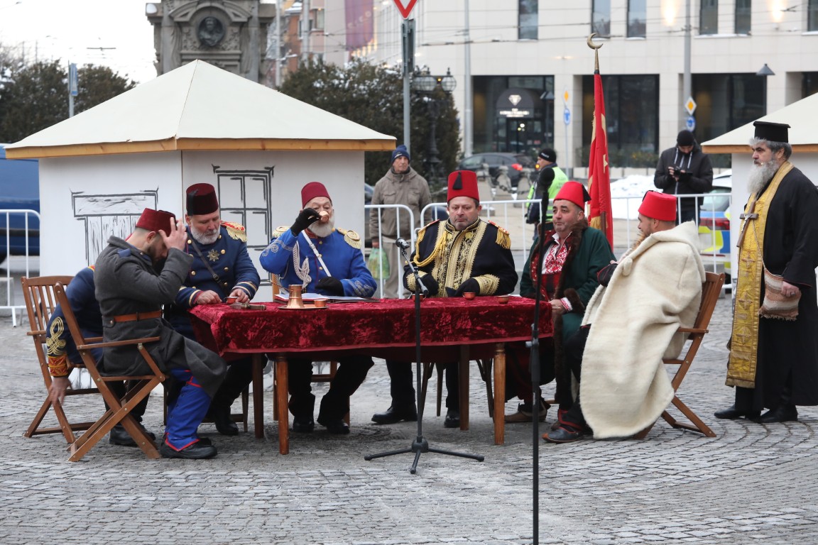 <p>Почитане на паметта на Апостола на свободата Васил Левски в София.</p>