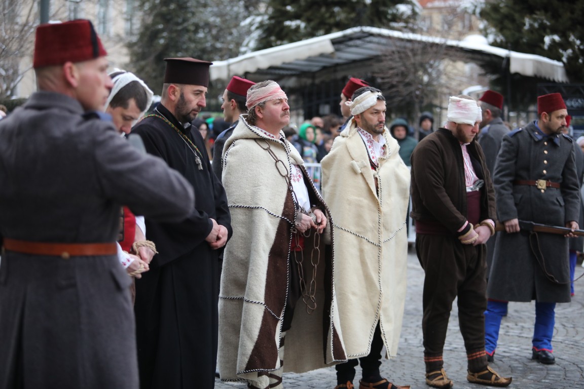 <p>Почитане на паметта на Апостола на свободата Васил Левски в София.</p>