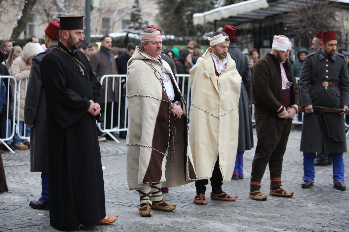 <p>Почитане на паметта на Апостола на свободата Васил Левски в София.</p>