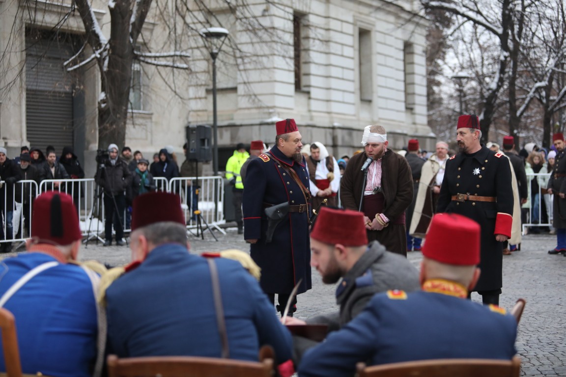 <p>Почитане на паметта на Апостола на свободата Васил Левски в София.</p>