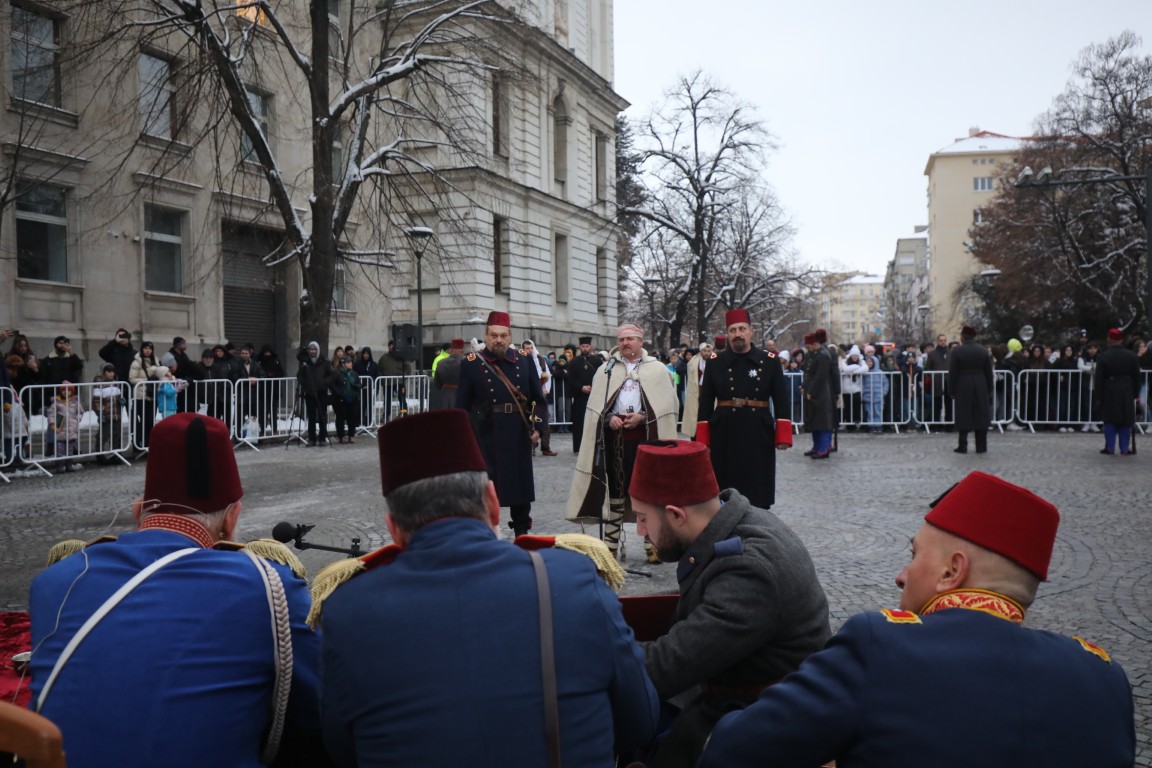 <p>Почитане на паметта на Апостола на свободата Васил Левски в София.</p>