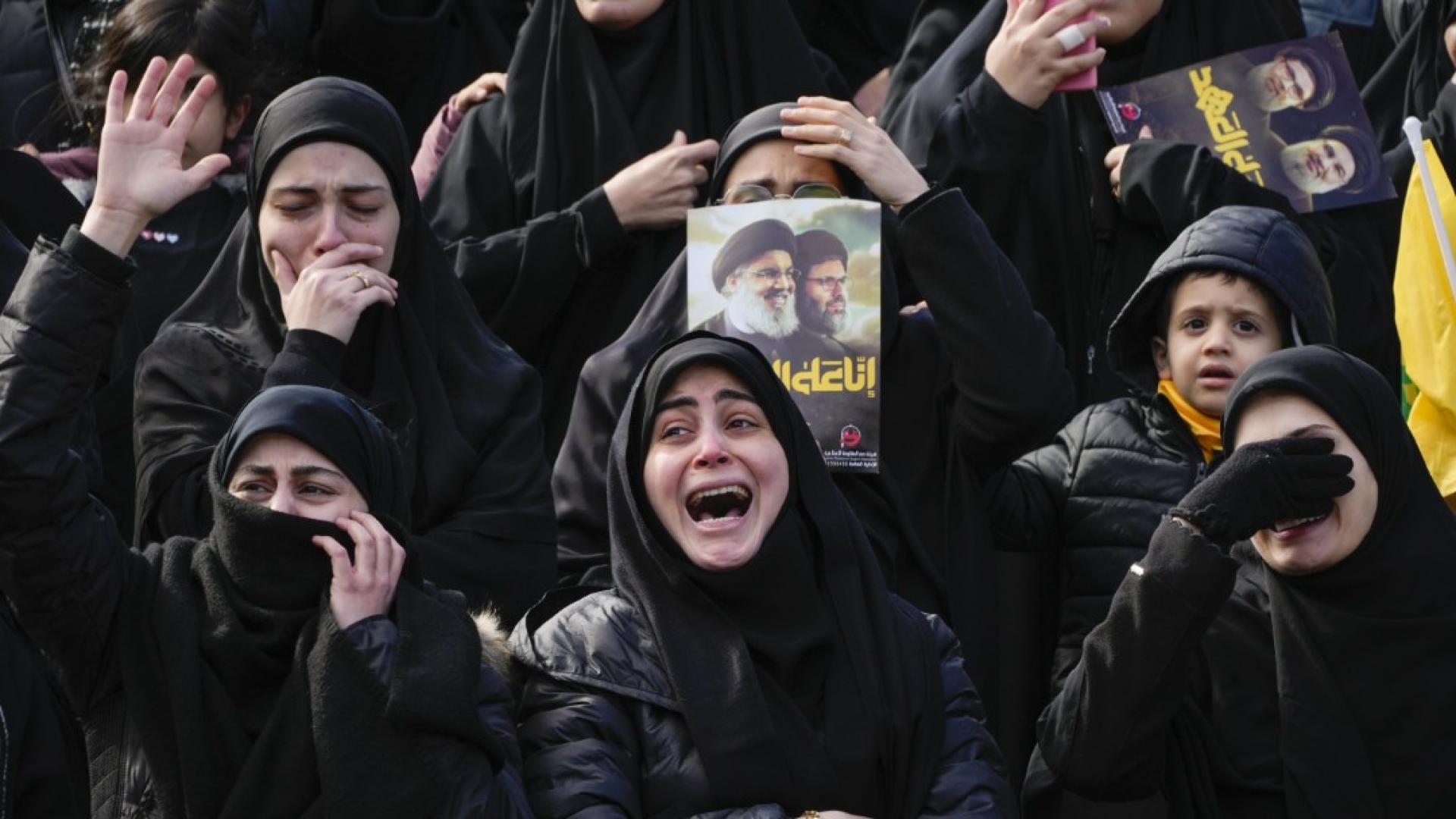 Церемонията по погребението на лидера на ливанската шиитска групировка Хасан