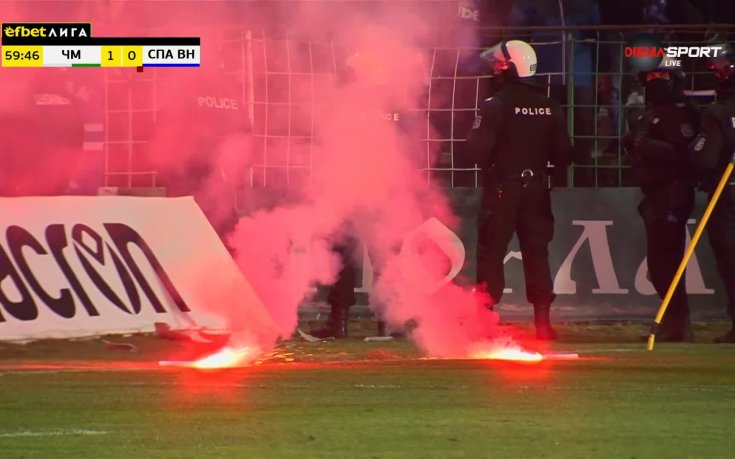 Пирошоу прекъсна Черно море - Спартак Варна