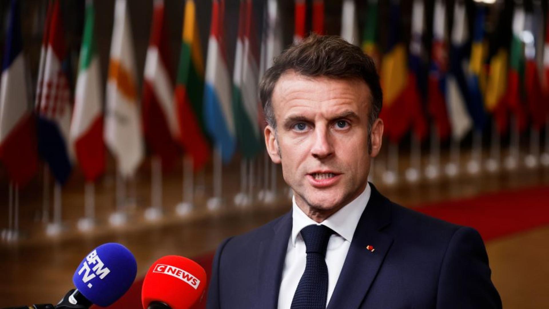 Френският президент Еманюел Макрон обяви в Брюксел че следващия четвъртък