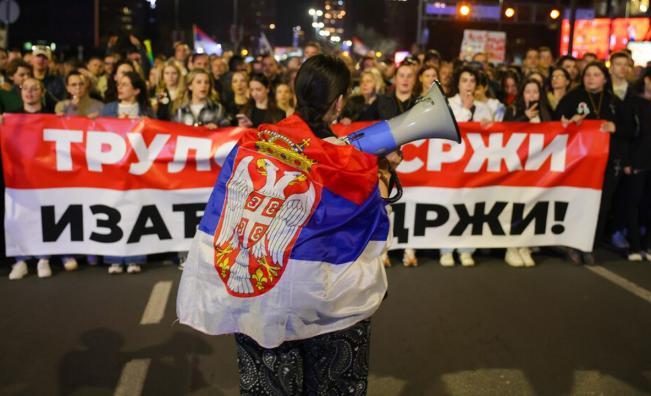 В Сърбия започват да съдят студенти