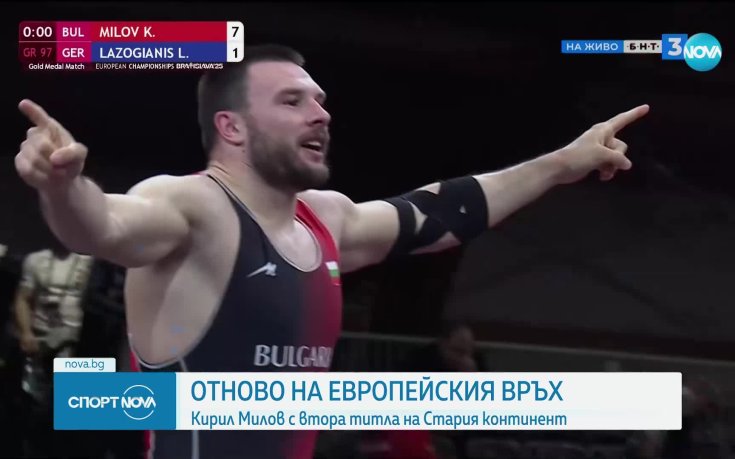 Кирил Милов с втора европейска титла