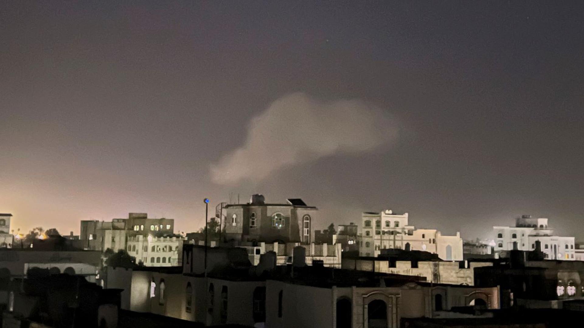 Въздушни удари които са били нанесени от САЩ край контролираната