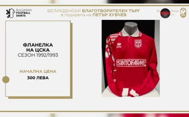 Великденски благотворителен търг в подкрепа на Петър Хубчев