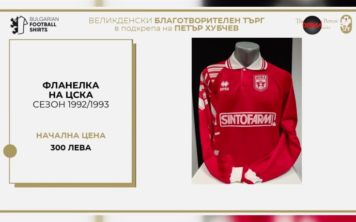 Великденски благотворителен търг в подкрепа на Петър Хубчев