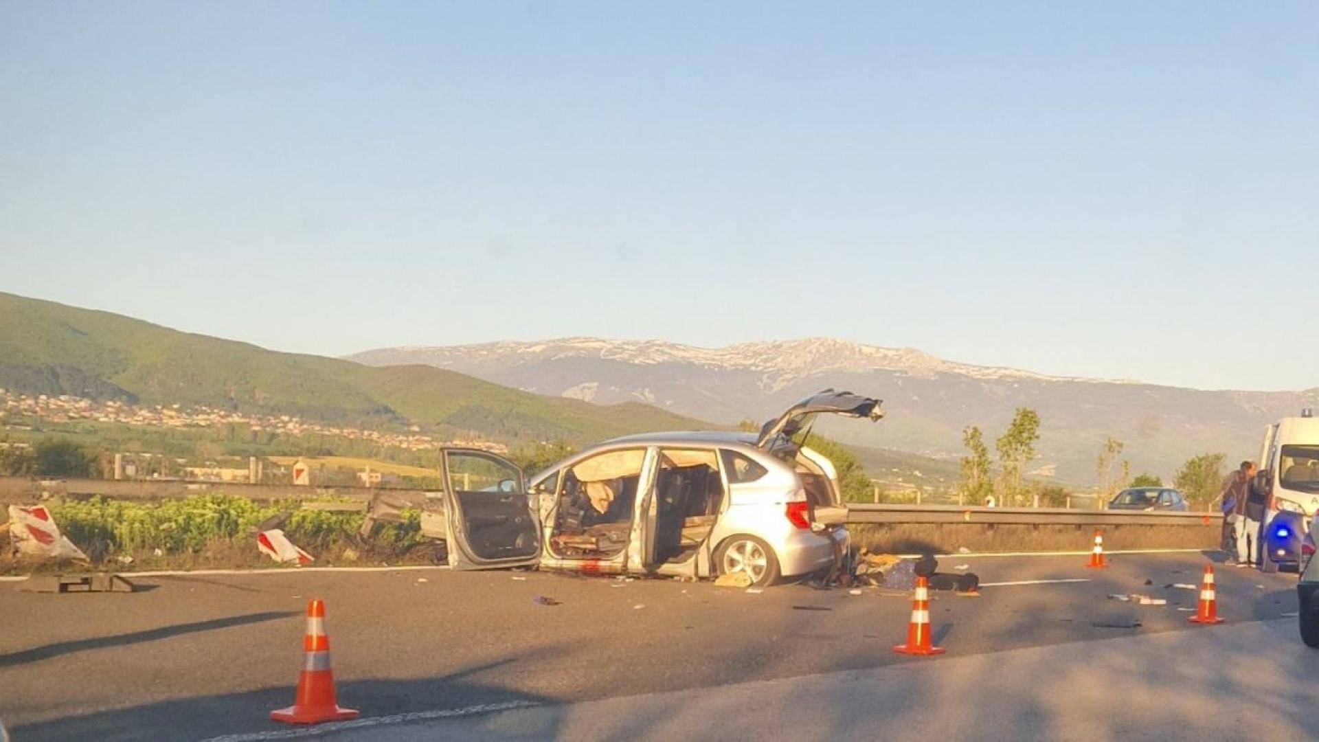 Роднина на катастрофиралите вчера на АМ Тракия публикува във Фейсбук информация