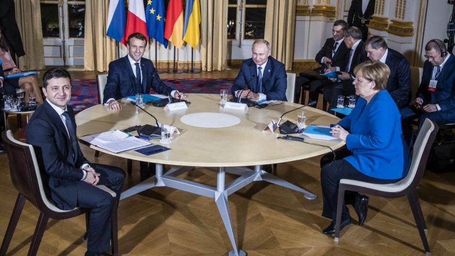 <p>Последният път, когато Путин и Зеленски се срещнаха</p>