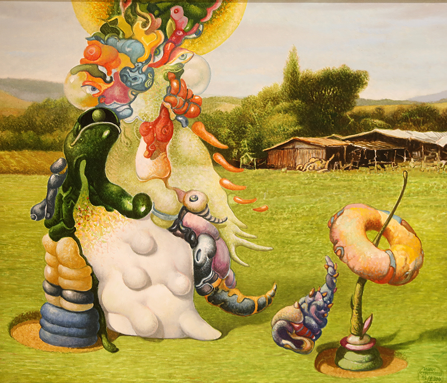 <p>Твори в стиловия диапазон между натурализъм, хиперреализъм, анахронизъм до метафизичен концептуализъм.</p>