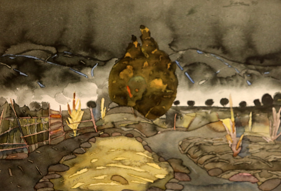 <p>Васил Чакъров - ЧАК (1934 - 2018). Нощ в градините.</p>