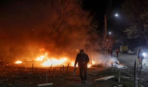 <p>Брутална руска атака потопи украинската столица Киев в мрак</p>