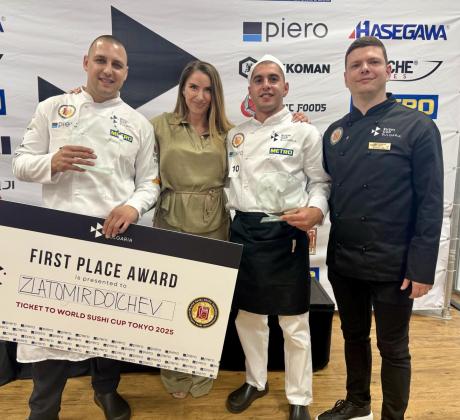 Златомир Бойчев главен суши майстор на ресторант Нарру Пловдив спечели първото