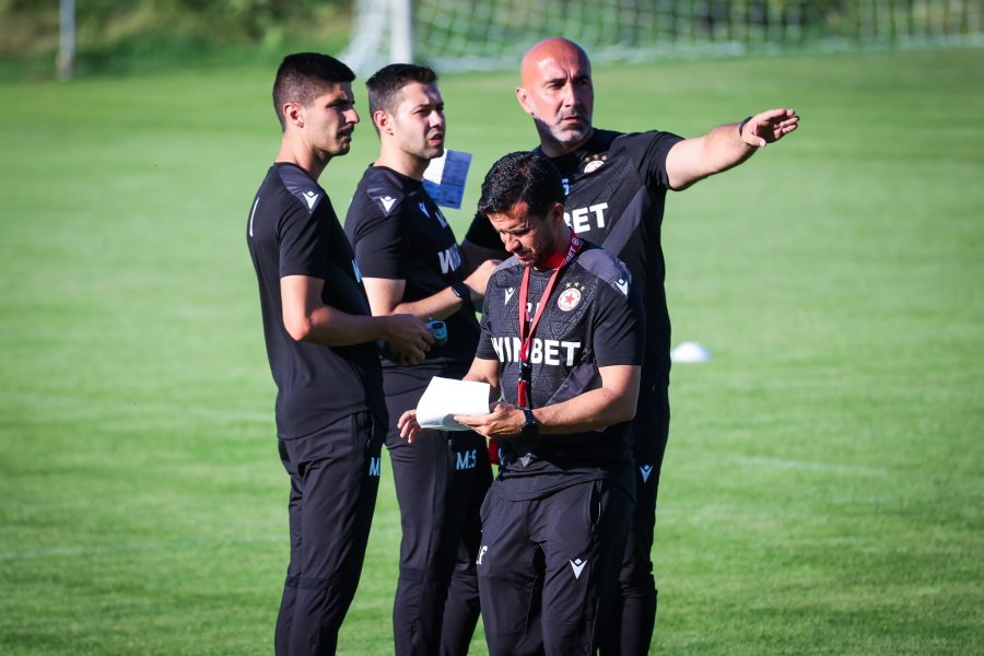 Тренировка на ЦСКА на базата в Панчарево1