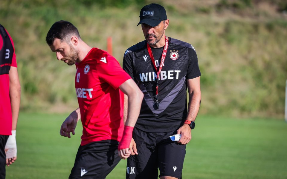 Тренировка на ЦСКА на базата в Панчарево, 20.06.2025 г.