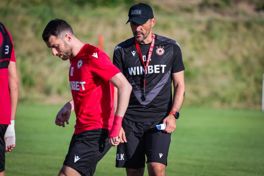 Тренировка на ЦСКА на базата в Панчарево1