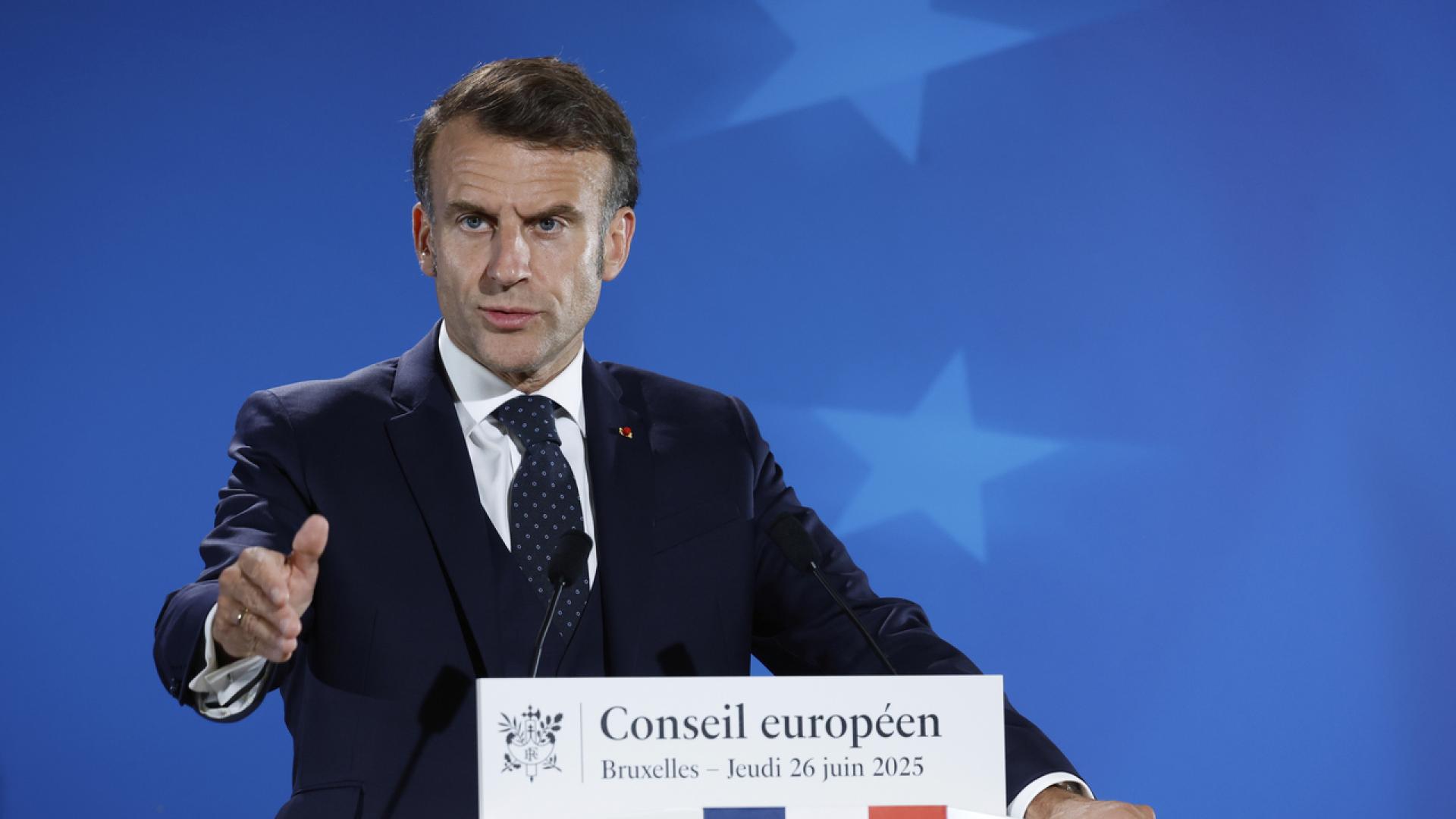 Френският президент Еманюел Макрон каза че е обсъдил вчера по