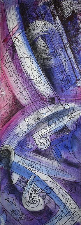 <p>Работи с различни техники и с разнообразни материали.</p>