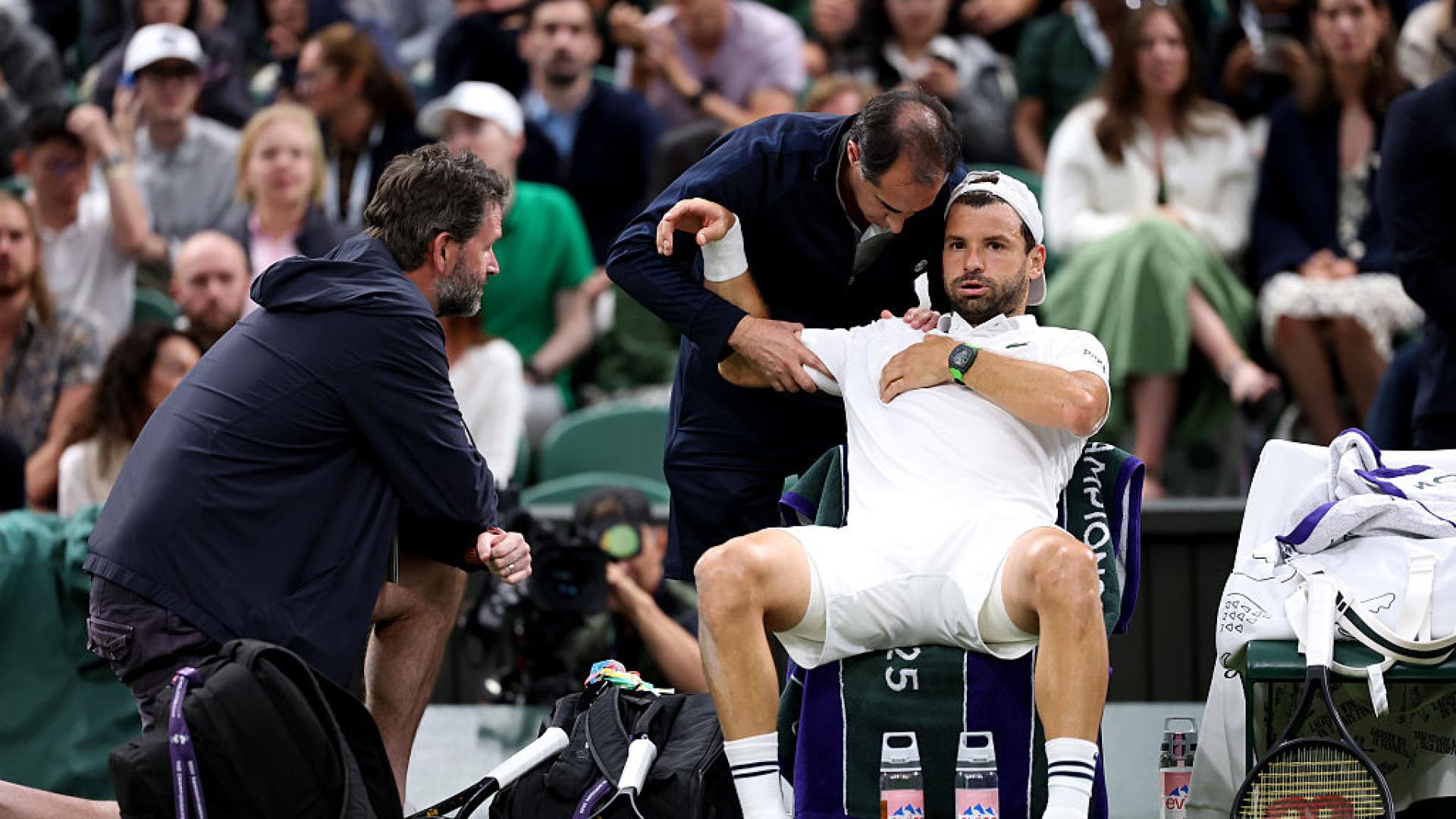 Григор Димитров има частично разкъсване на гръдния мускул Това разкри