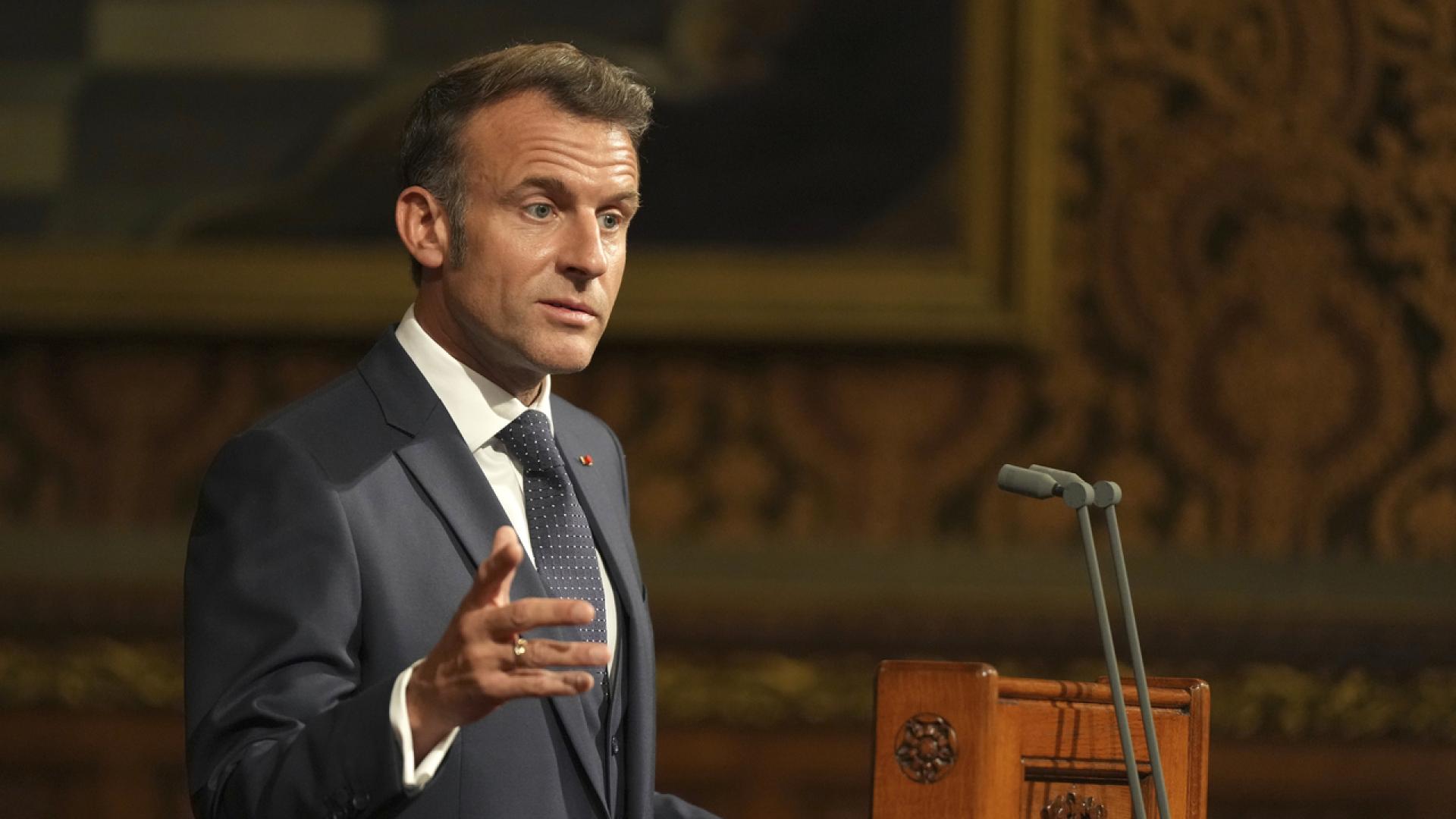 Президентът на Франция Еманюел Макрон заяви че Европейският съюз не