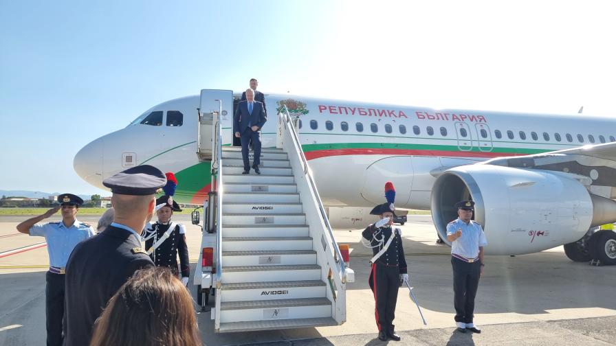 Желязков на визита в Рим