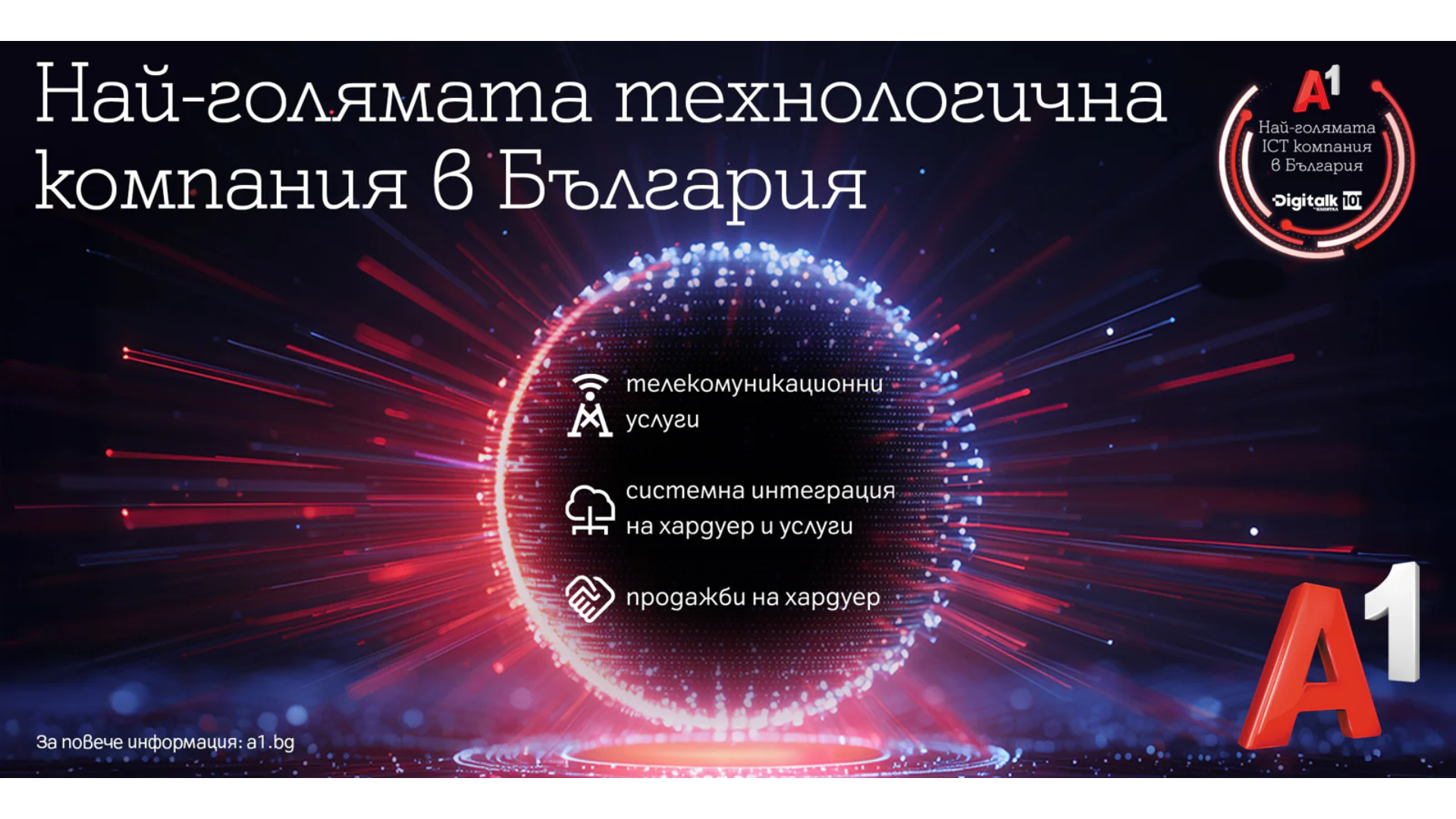А1 е най-голямата технологична компания в страната