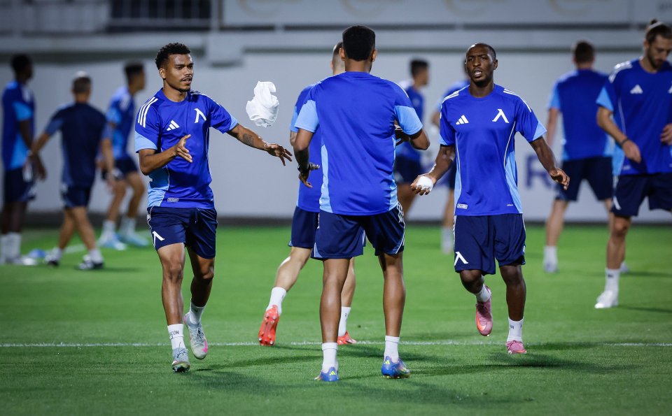 Тренировка на Левски1