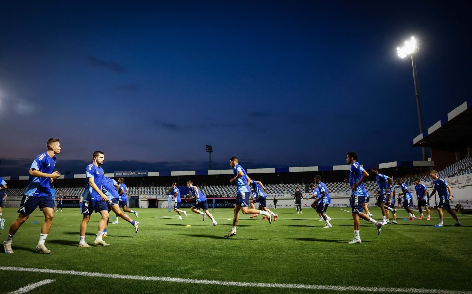 Тренировка на Левски1