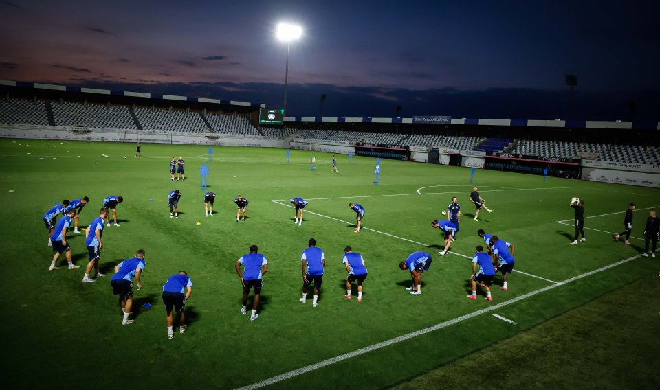 Тренировка на Левски1