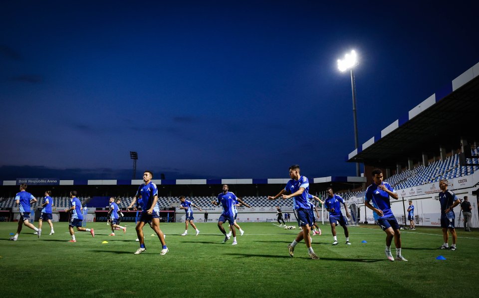 Тренировка на Левски1