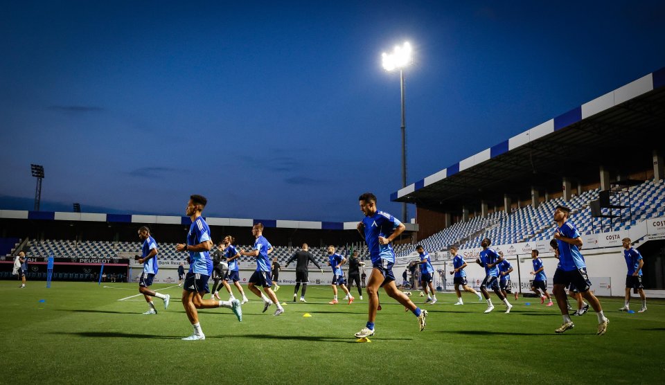 Тренировка на Левски1