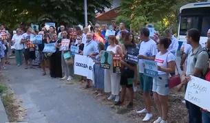 Протест във Варна в подкрепа на кмета Благомир Коцев