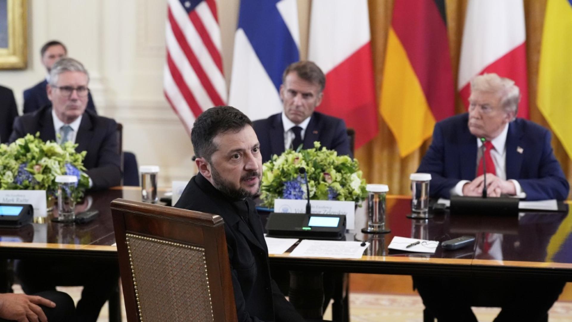 Президентът Доналд Тръмп започна срещата си с европейските лидери за