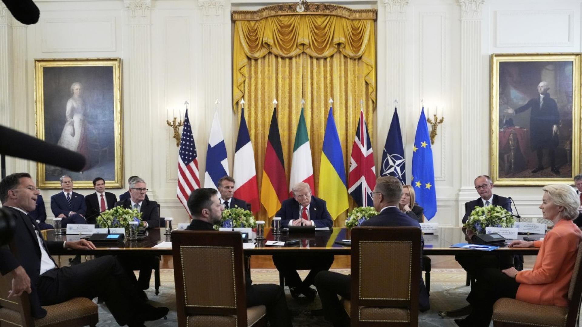 Доналд Тръмп прекъсна срещите си във Вашингтон с европейски лидери