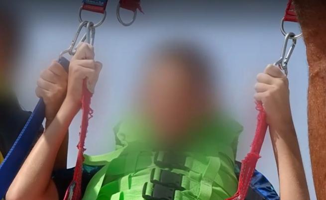 Кадри показват какво е състоянието на коланите за парасейлинг по Черноморието ни (ВИДЕО)