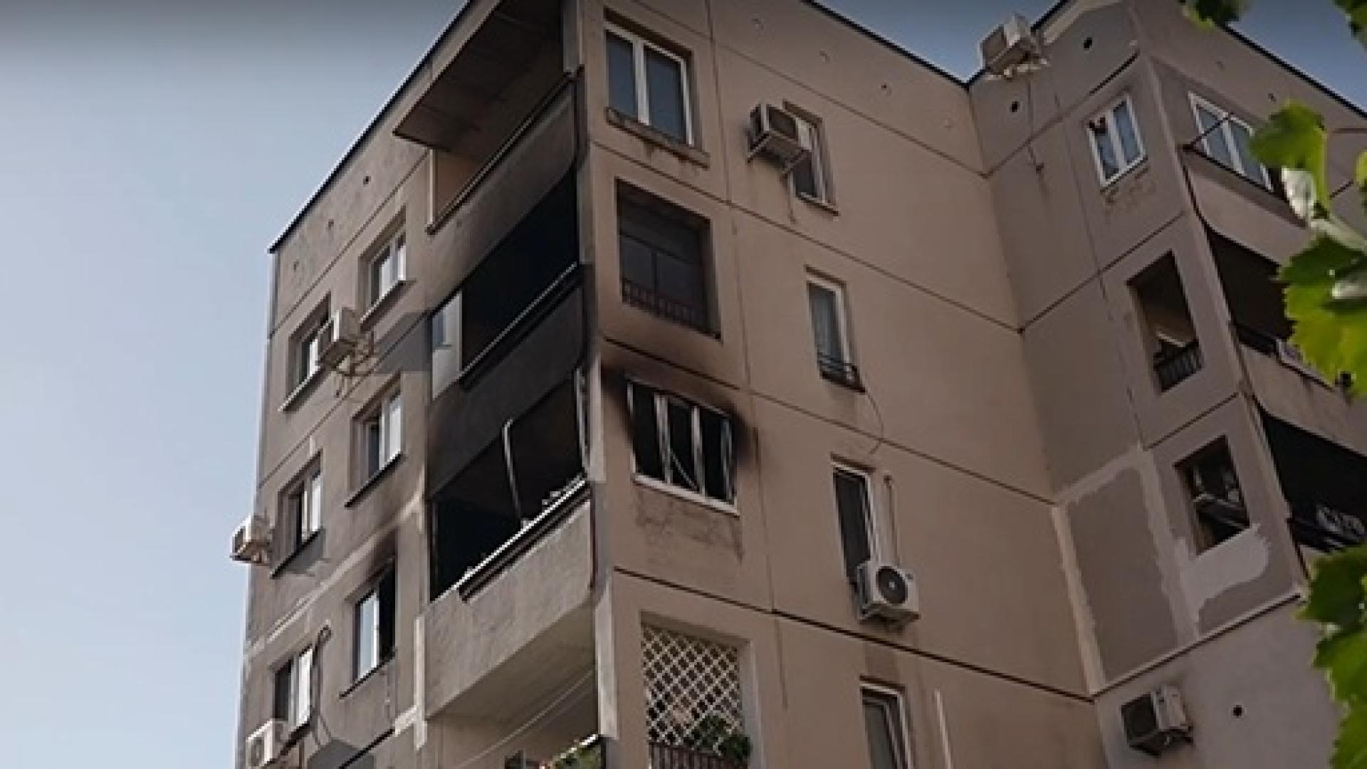 Евакуация на жилищен блок в Пловдив се наложи заради пожар