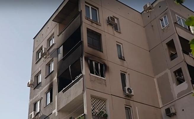 Евакуираха блок в Пловдив заради пожар