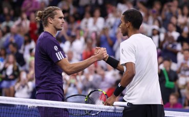 Огромна изненада! Оже-Алиасим обърна и изхвърли Зверев от US Open