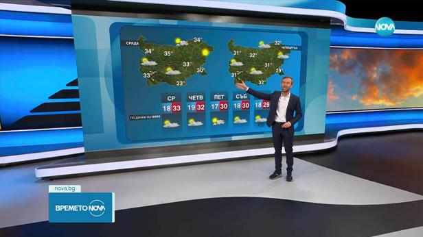 Прогноза за времето (02.09.2025 - обедна емисия)