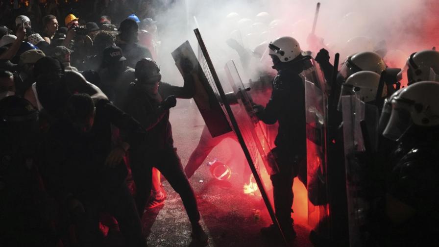 Протестът в Нови Сад