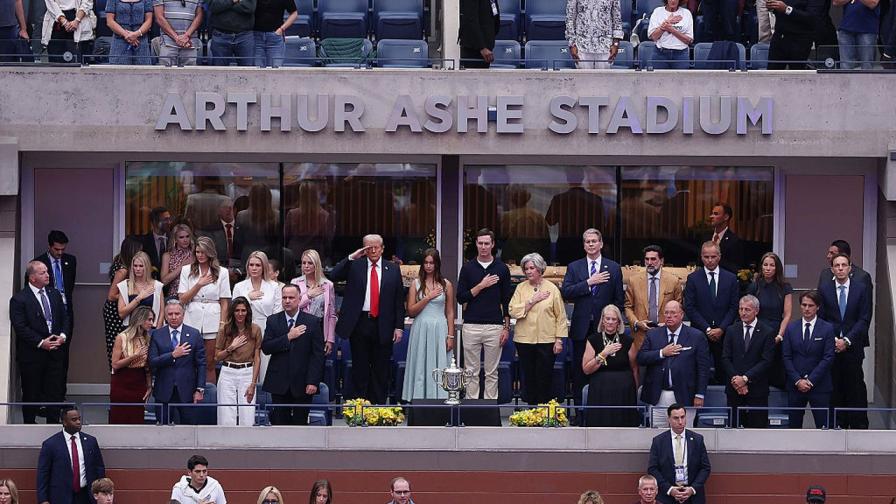 Доналд Тръмп на финала на US Open при мъжете