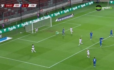 Израел - Италия 1:1 /първо полувреме/