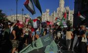 Пропалестински протест прекрати последния етап от колоездачната Обиколка на Испания