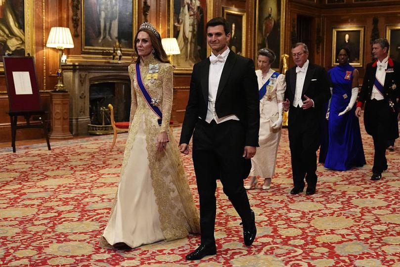 Принцесата на Уелс с диадемата на Даяна пред Тръмп (СНИМКИ) - снимка 9