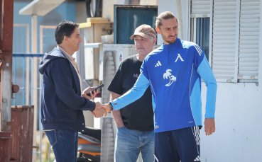 СНИМКИ: Левски с последно занимание преди дербито с Лудогорец